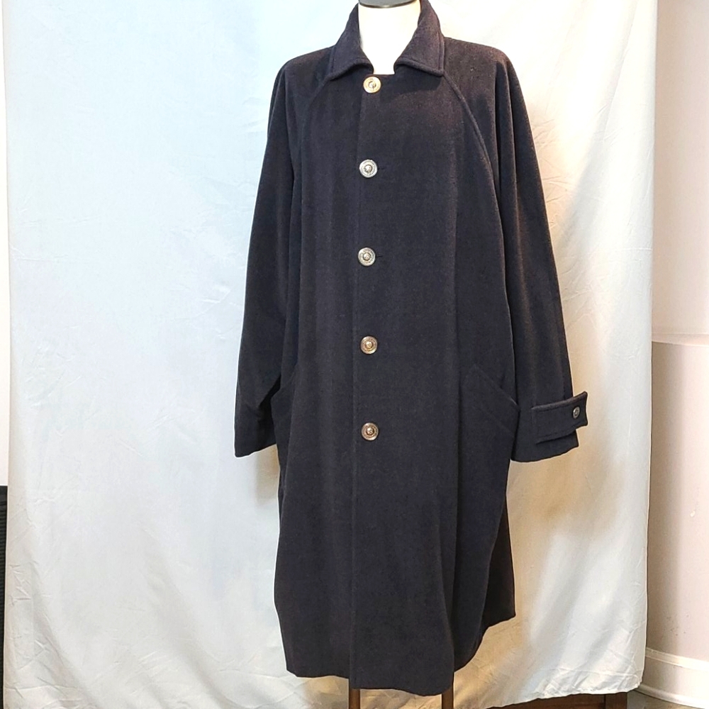 Gianni Versace Men's vintage wool coat XL - Picture 2 of 15